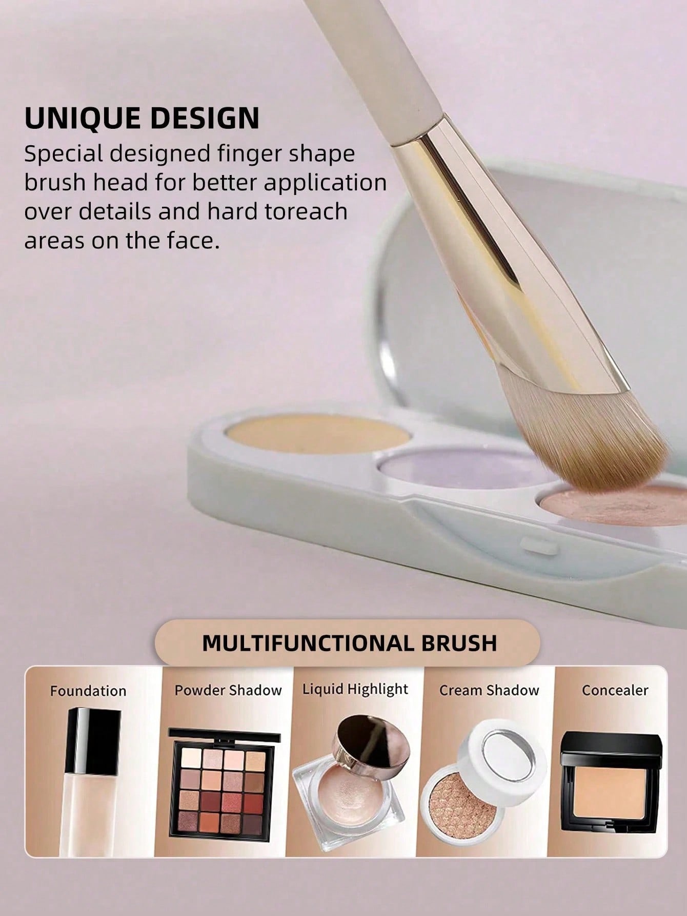 1PC Angled Slanted Makeup Brus - Beauty Makeup Events avis et prix