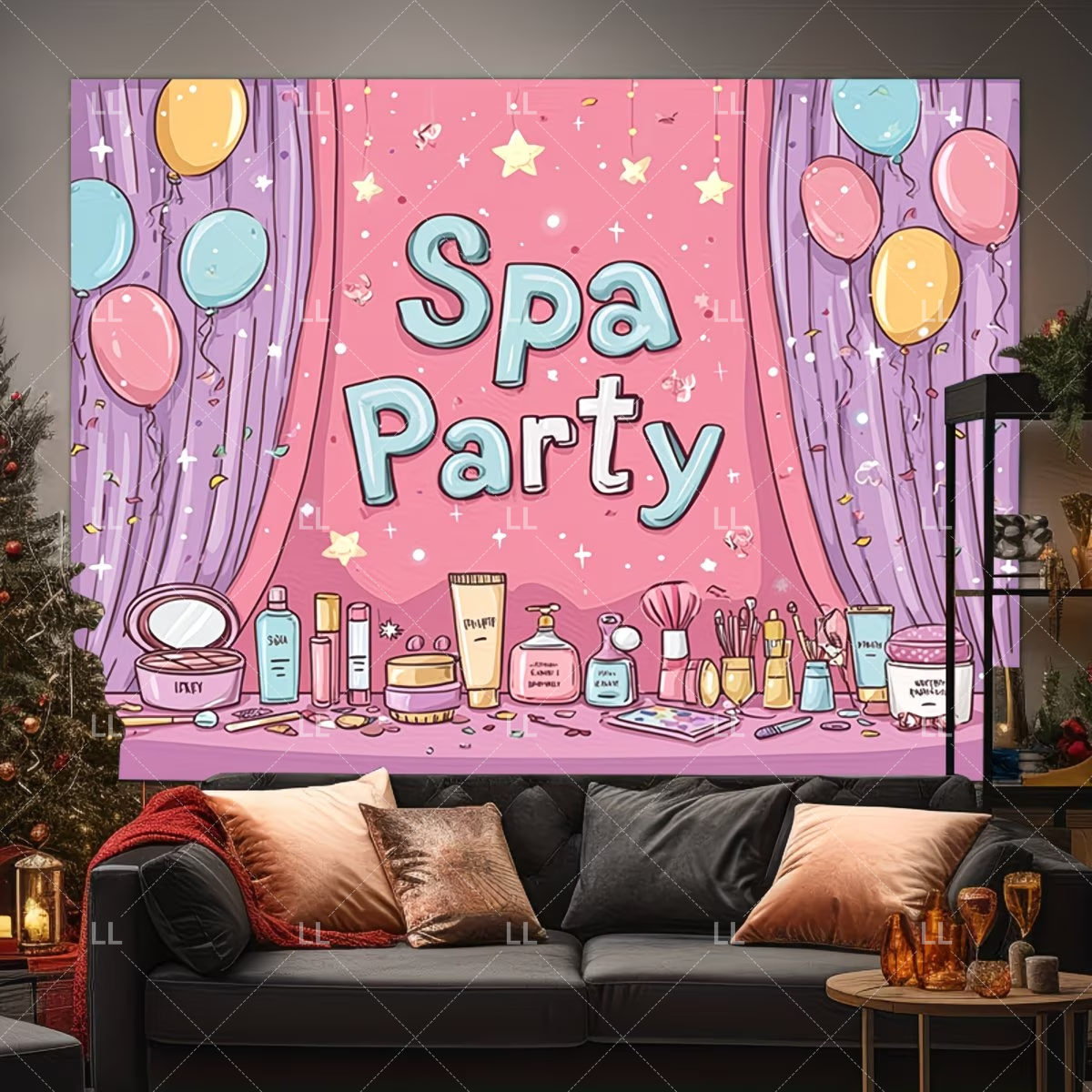 Pink Beauty Makeup Spa Backdro - Beauty Makeup Girl Photo avis et prix