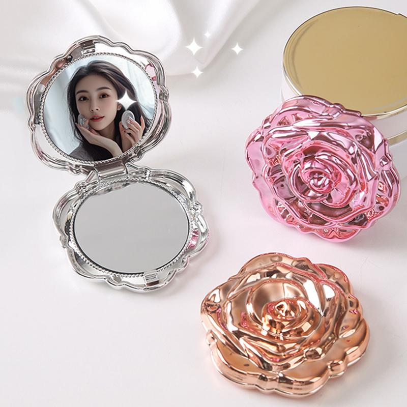 Portable Mini Mirror Retro Ros - Beauty Rose Makeup avis et prix