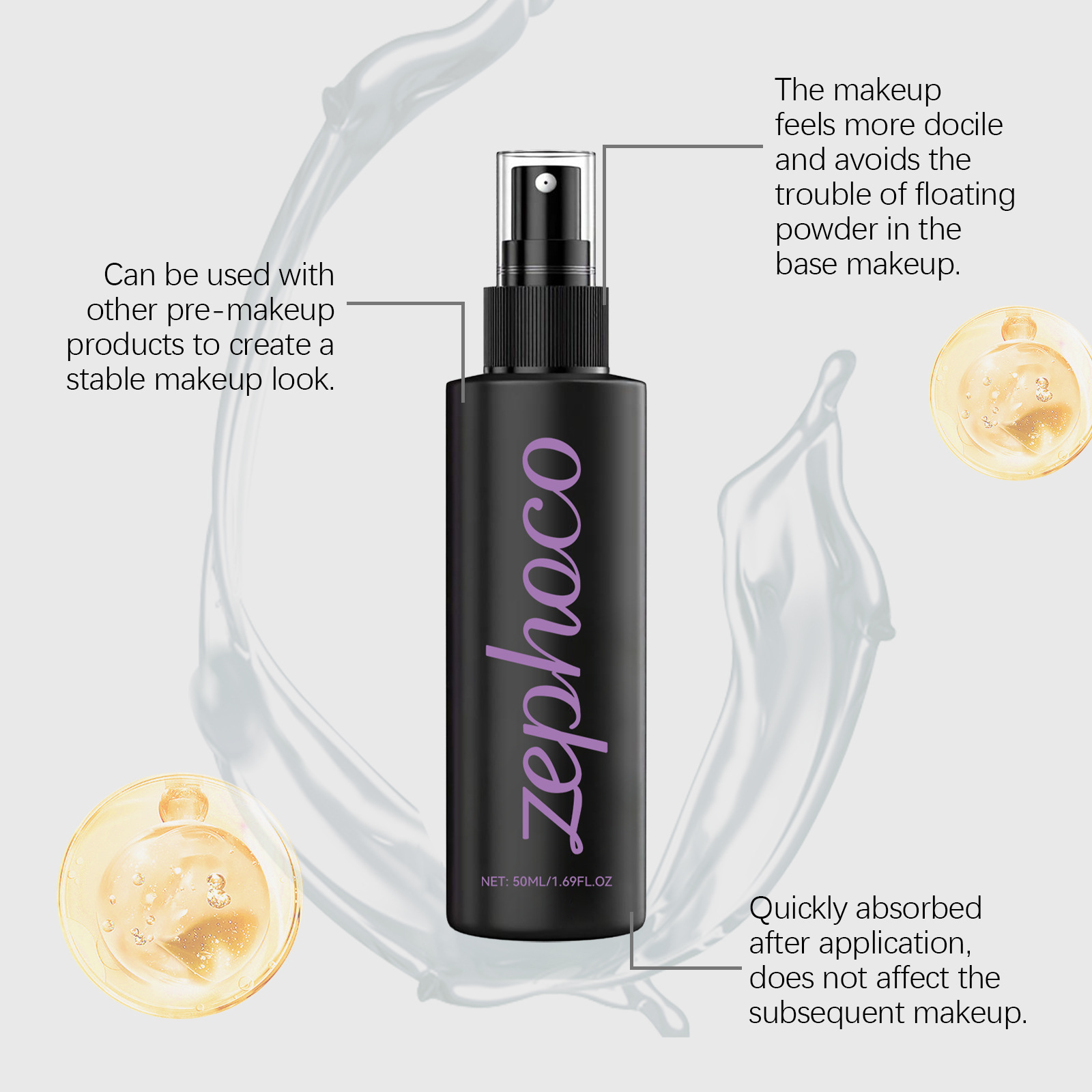Make-Up Setting Spray Mattifyi - Beauty Makeup Fixer Natural avis et prix