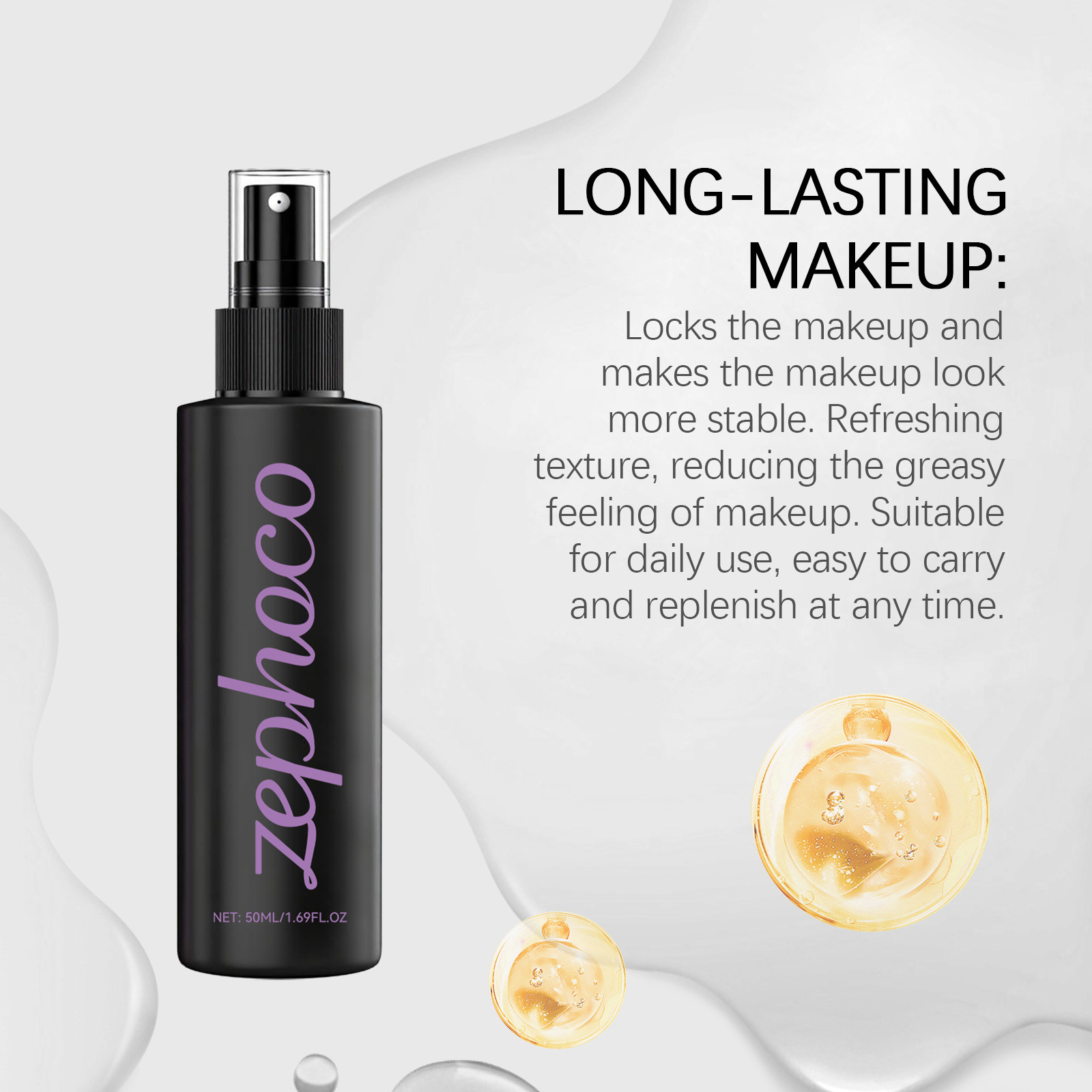 Make-Up Setting Spray Mattifyi - Beauty Makeup Fixer Natural avis et prix
