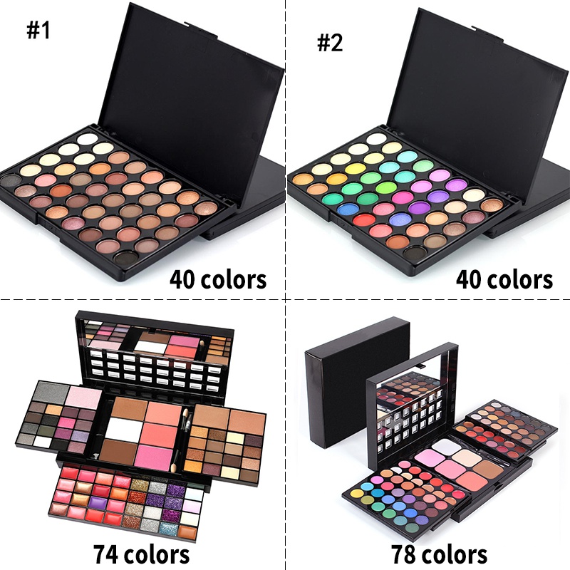 40/74/78 Colors Glitter Eyesha - Beauty Makeup Palette avis et prix