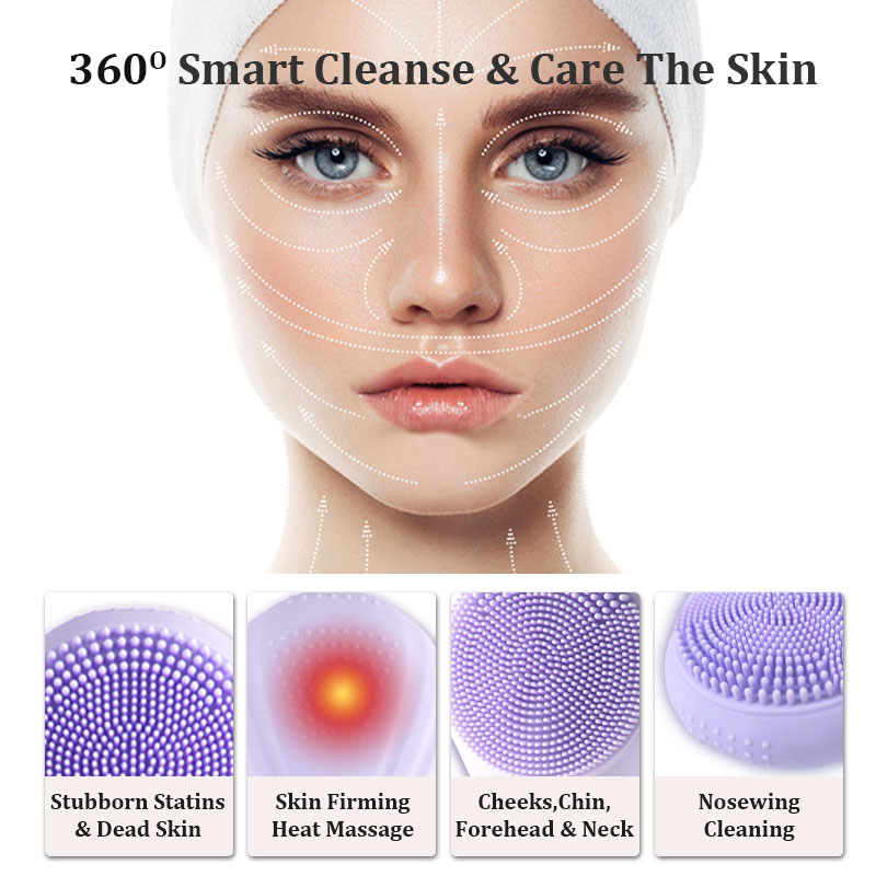 Sonic Waterproof Facial Cleans - Electric Face Cleanser Brush avis et prix