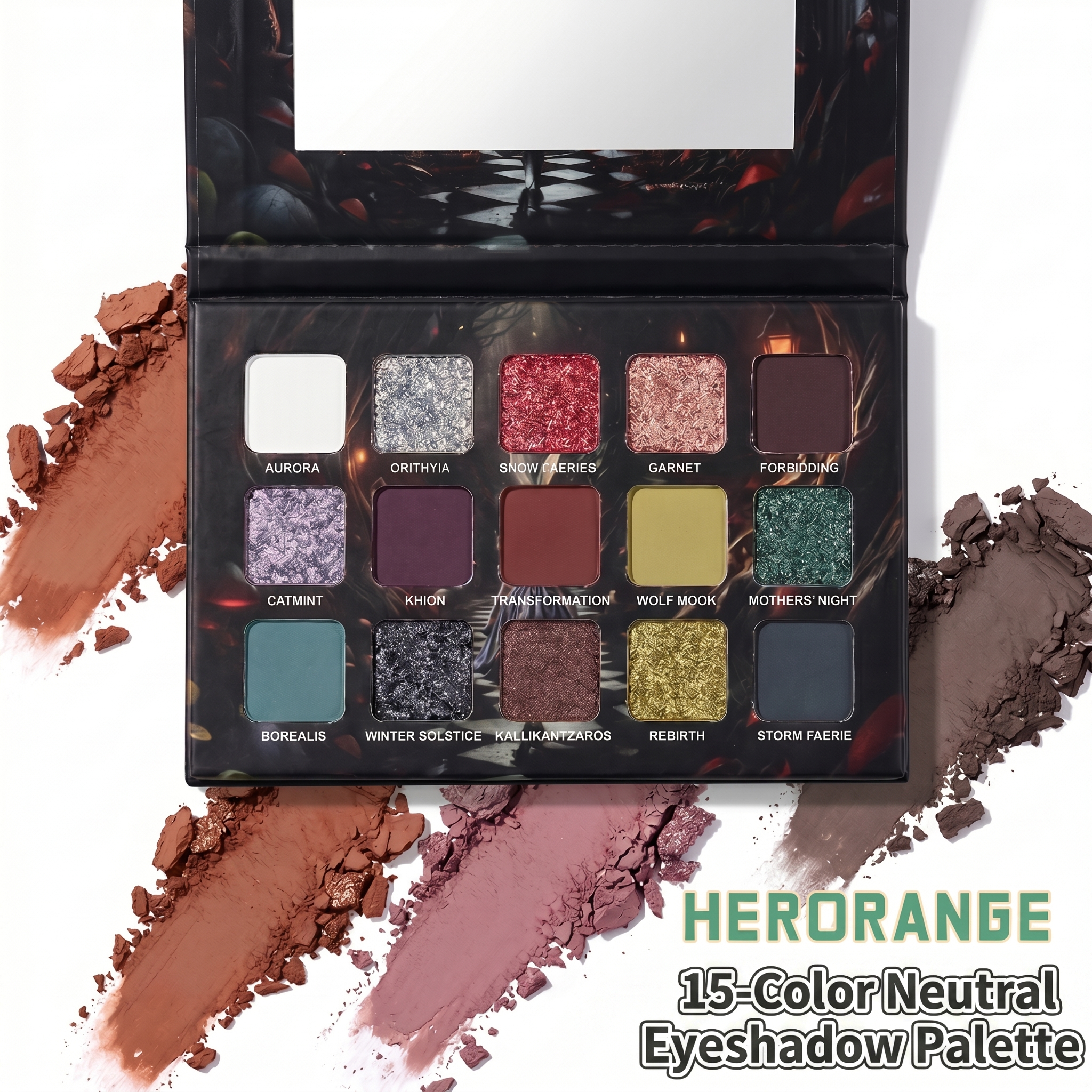 Herorange 15 Shades Eyeshadow  - Beauty Makeup Palette avis et prix