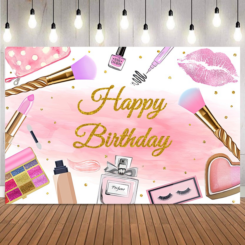 Spa Party Themed Backdrop for  - Beauty Makeup Girl Photo avis et prix