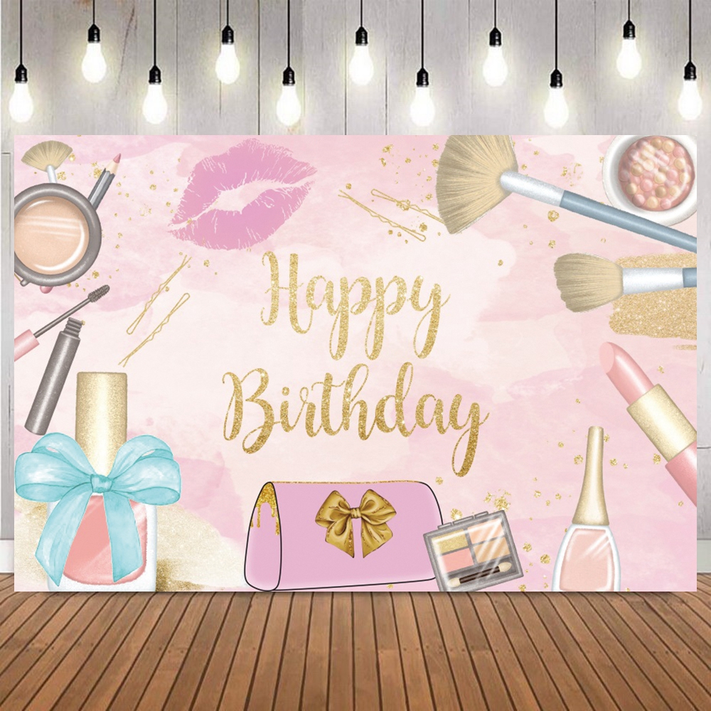 Spa Party Themed Backdrop for  - Beauty Makeup Girl Photo avis et prix