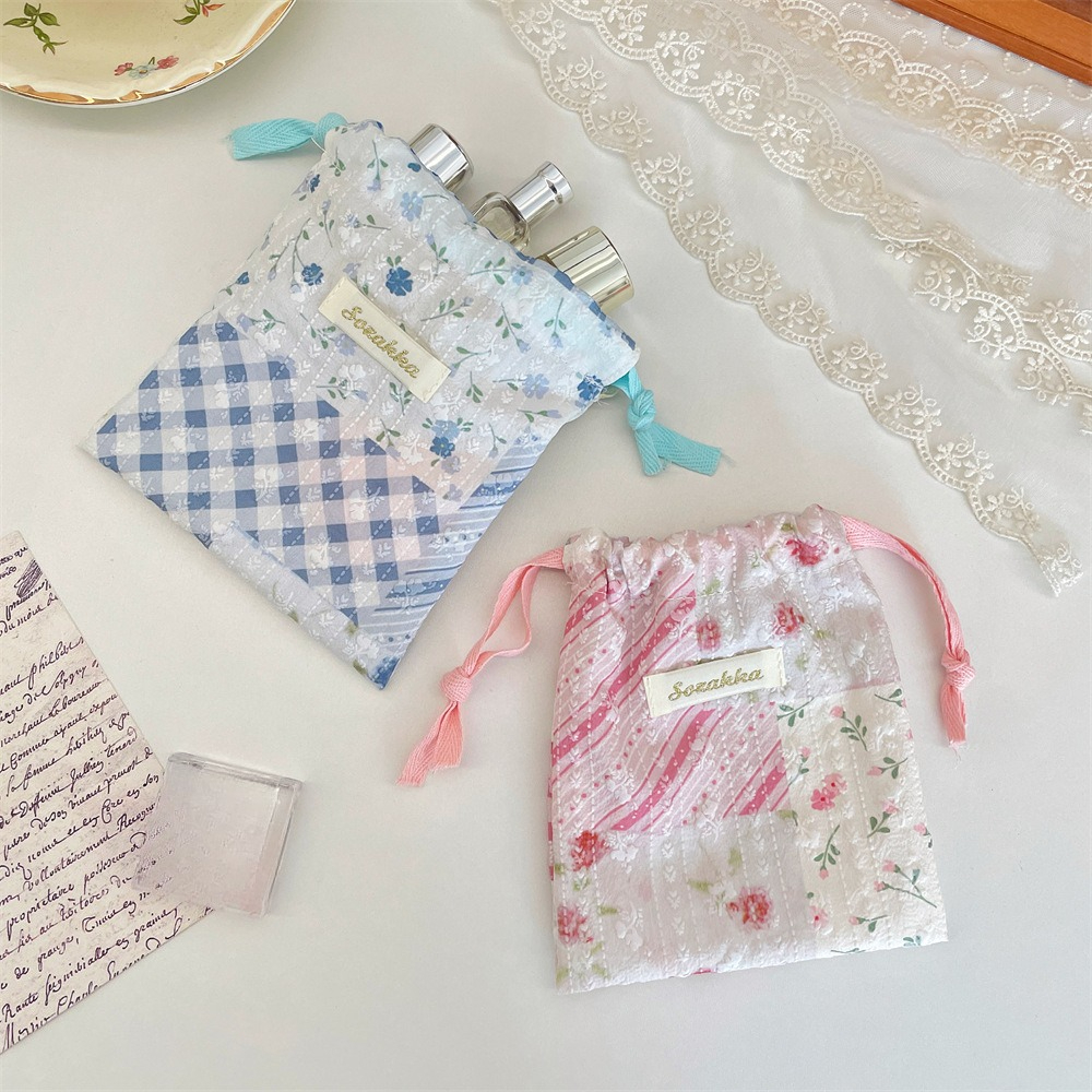 New Floral Storage Drawstring  - Beauty Preservation Makeup Bag avis et prix