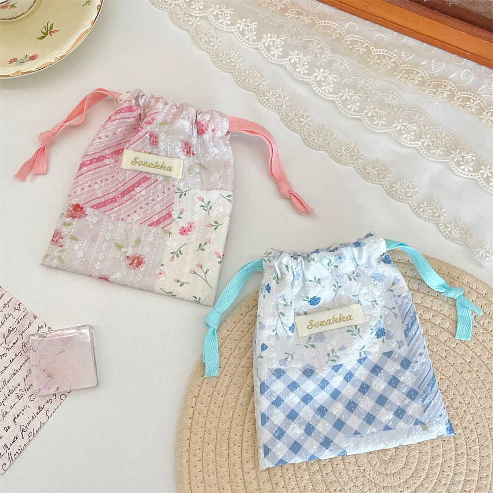 New Floral Storage Drawstring  - Beauty Preservation Makeup Bag avis et prix