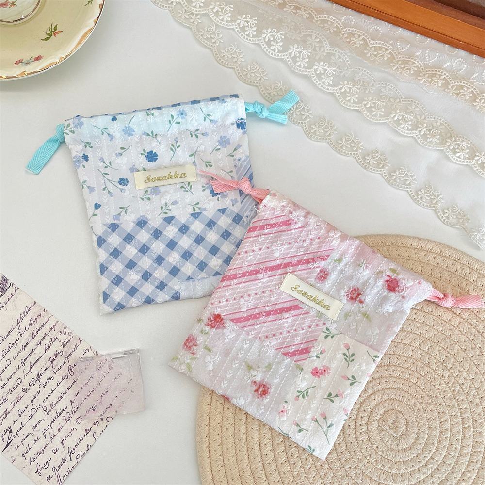 New Floral Storage Drawstring  - Beauty Preservation Makeup Bag avis et prix