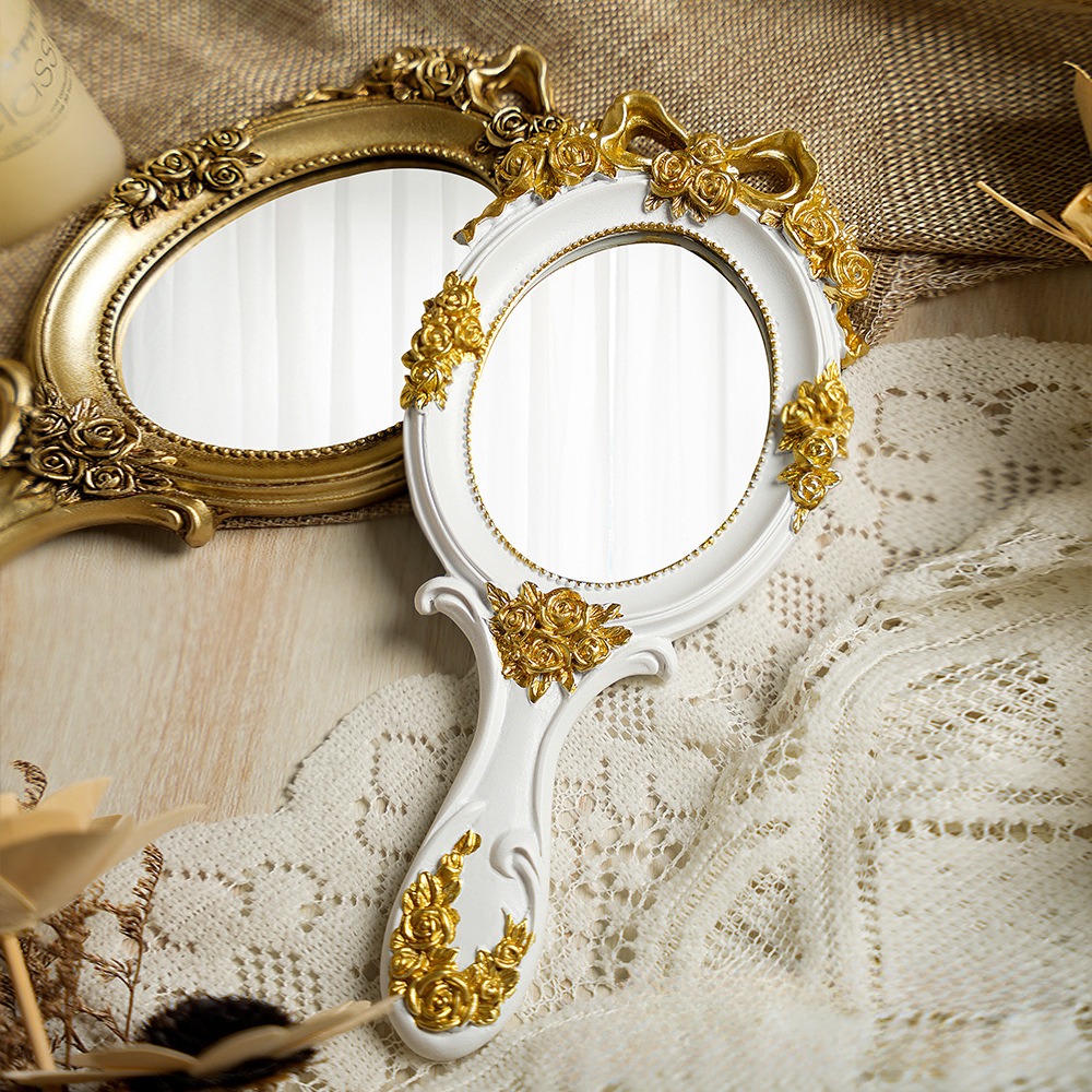 Vintage Handheld Mirror Vanity - Beauty Rose Makeup avis et prix