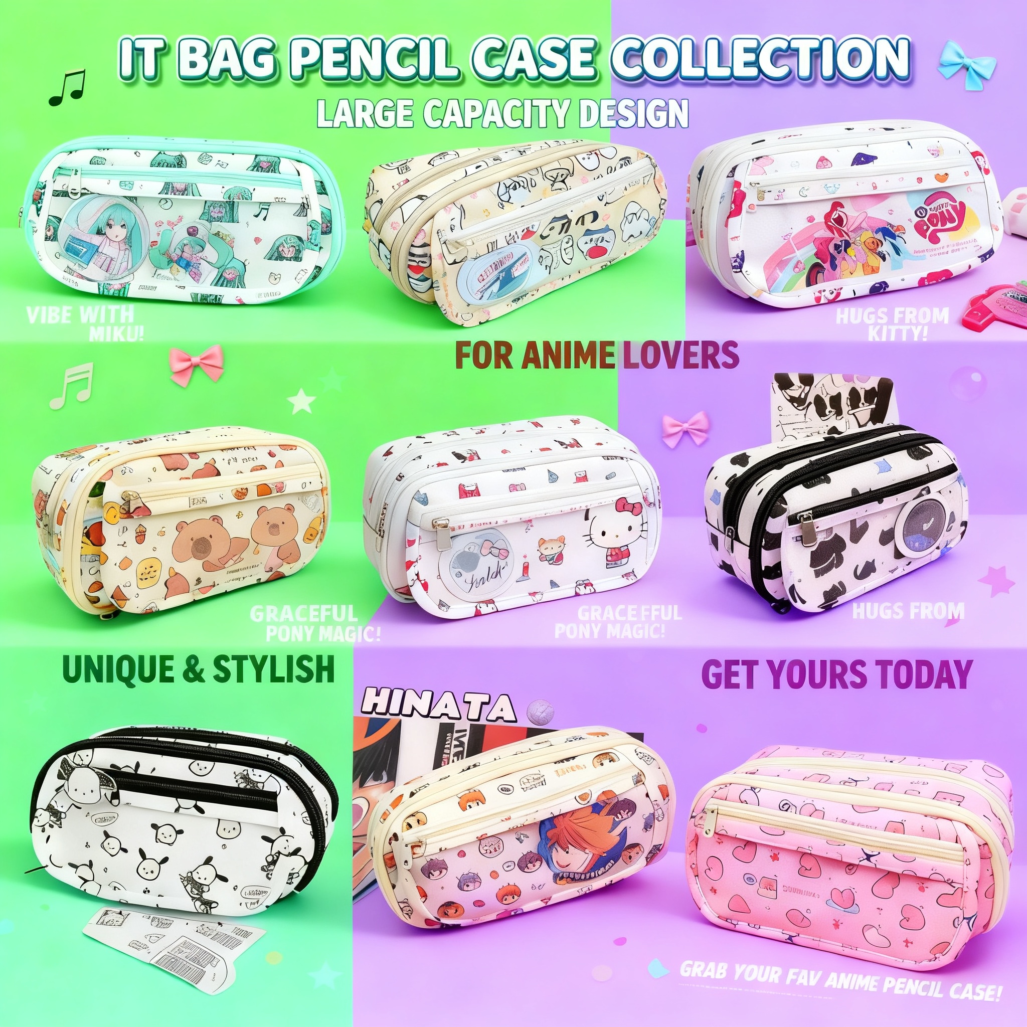 Hatsune Miku Anime Cosplay Pen - Beauty Preservation Makeup Bag avis et prix