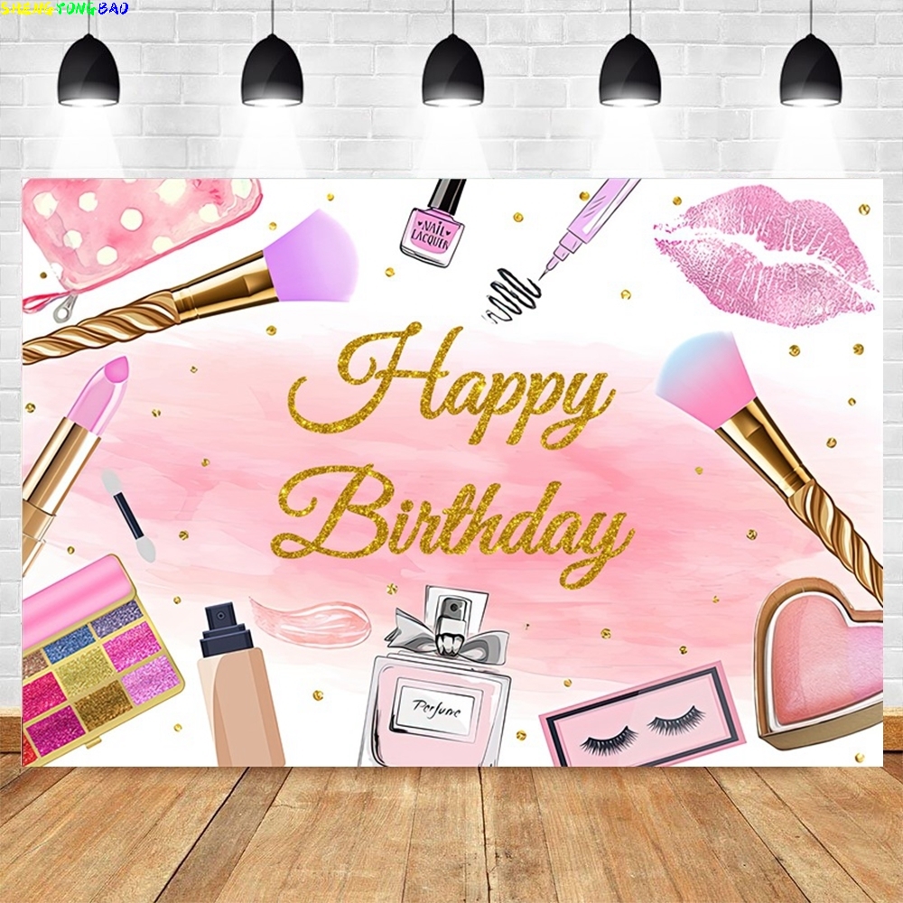 Spa Party Themed Backdrop for  - Beauty Makeup Girl Photo avis et prix