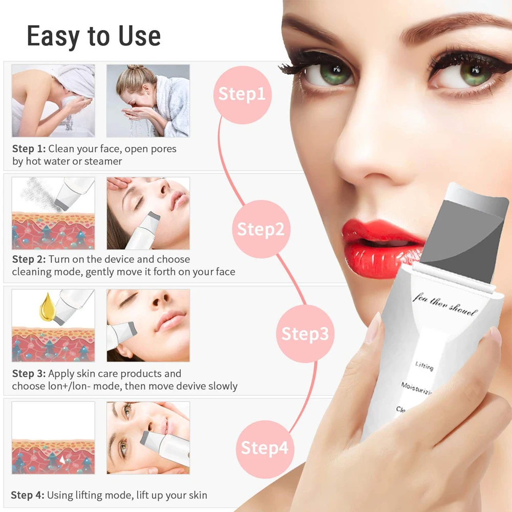 Electric Skin Scrubber Peeling - Electric Face Cleanser Brush avis et prix