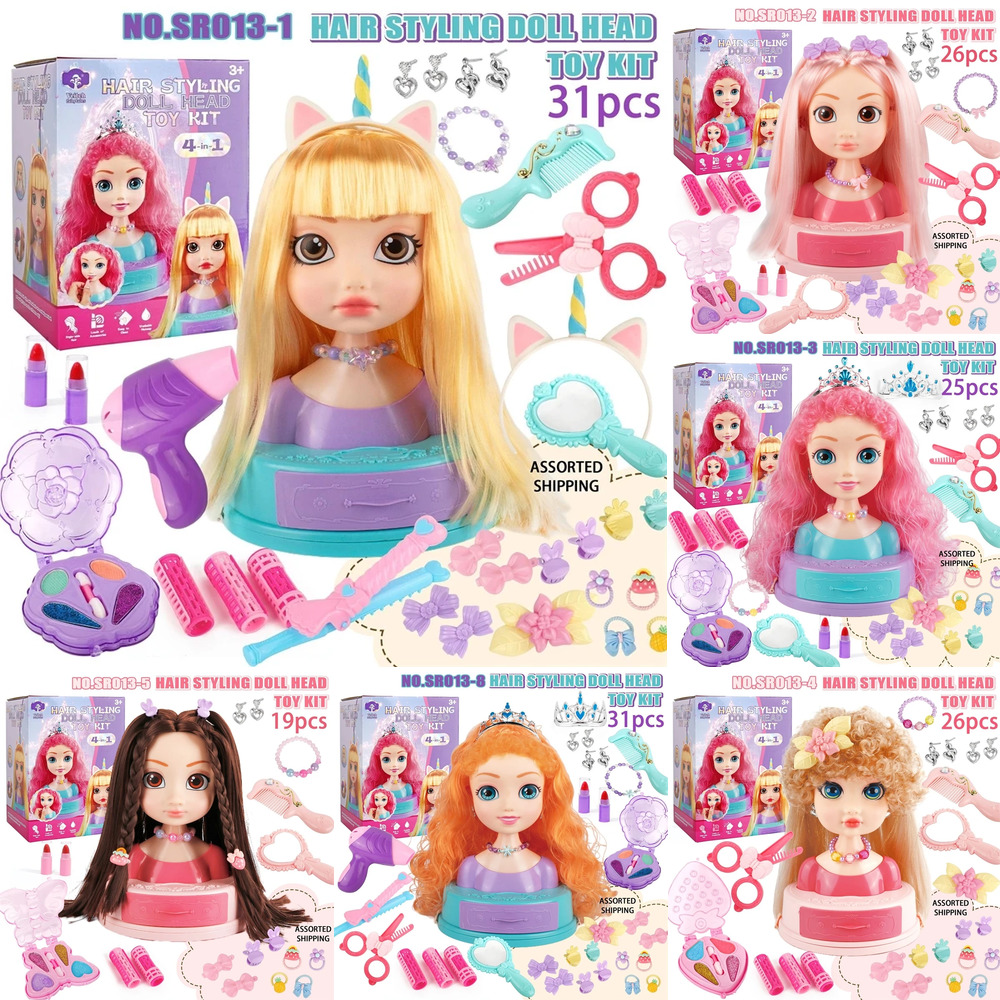 Hair Styling Doll Head Makeup  - Beauty Makeup Kit For Girls avis et prix