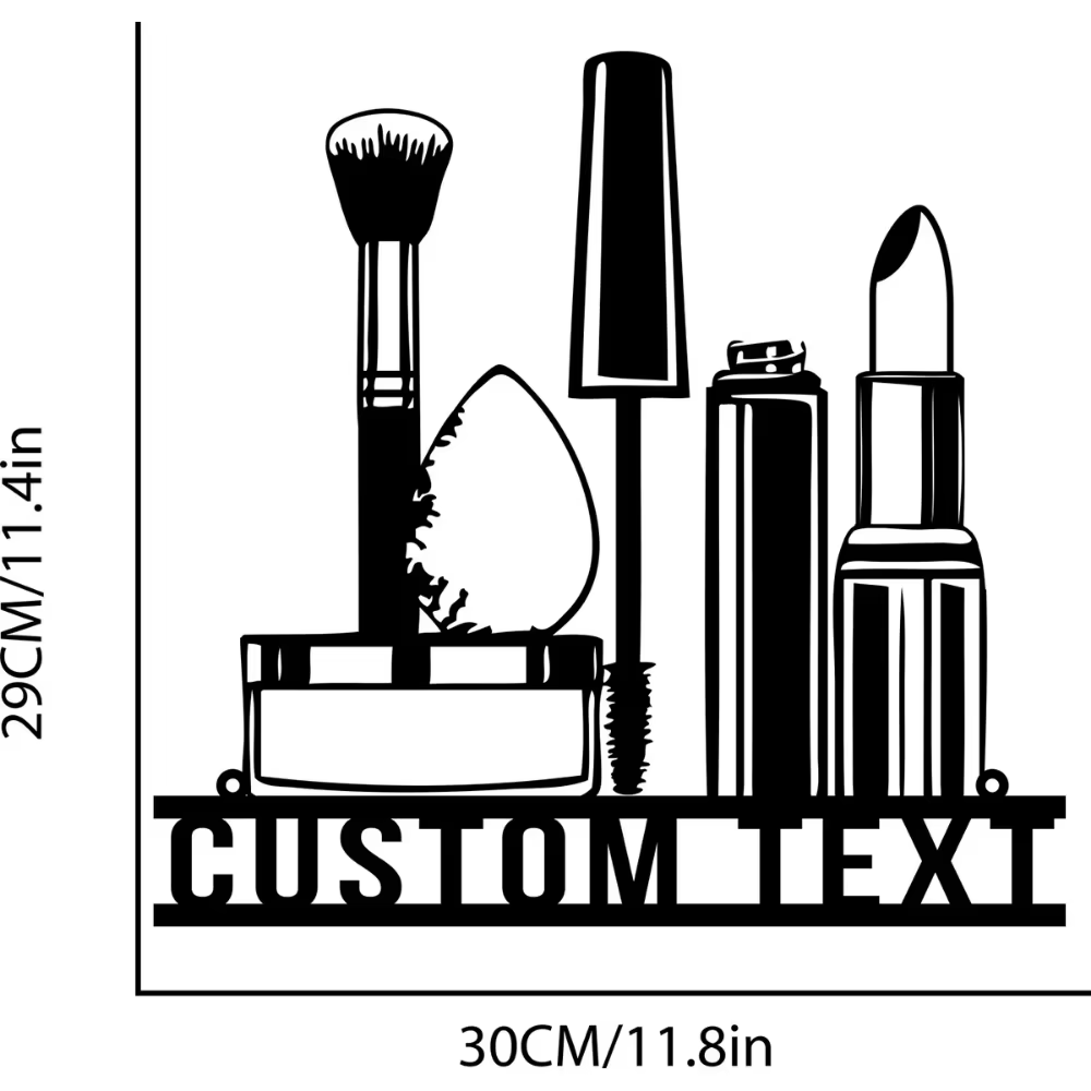 Custom Metal Wall Art with Bea - Beauty Makeup Names avis et prix