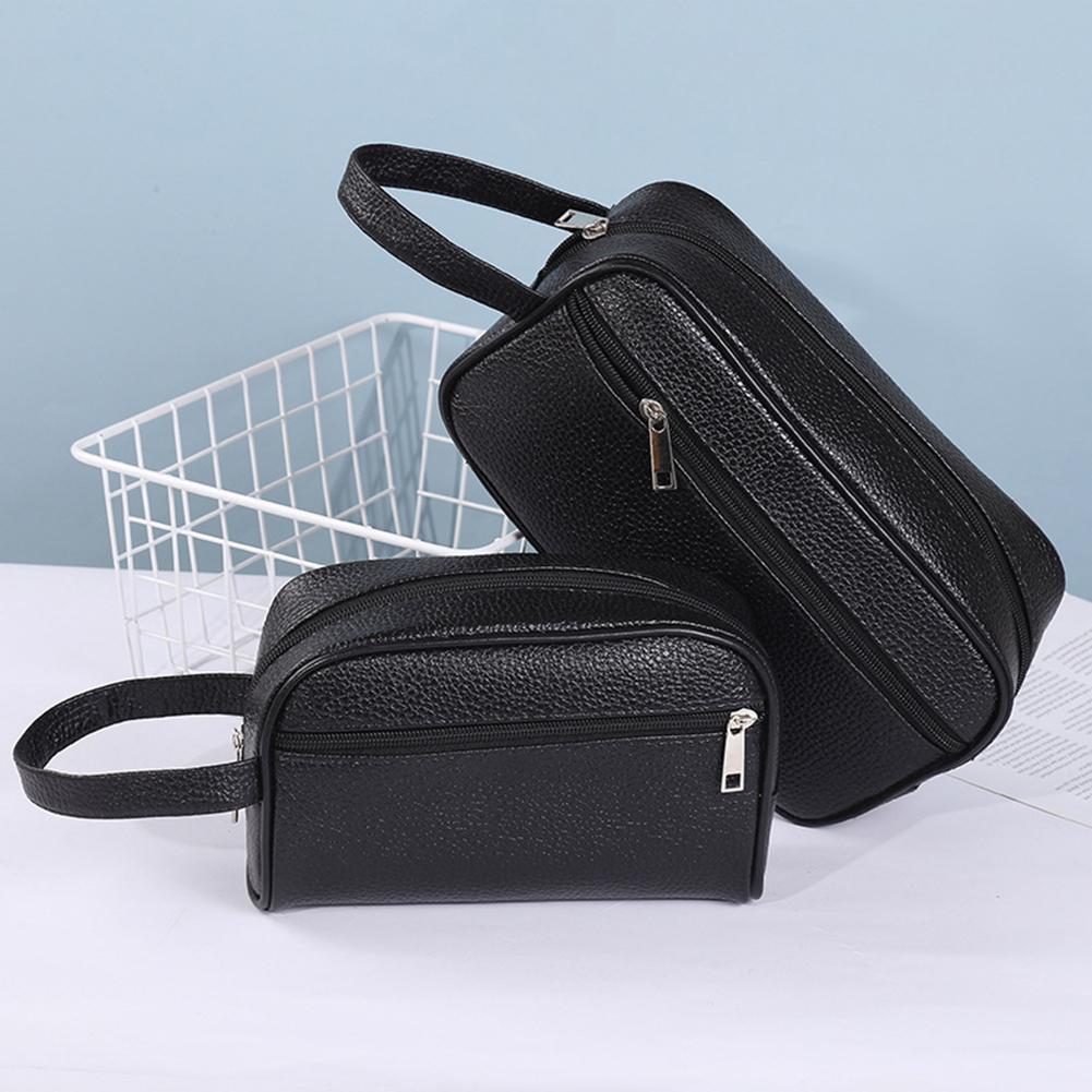 Travel Mens Toiletry Bag PU Le - Makeup Beauty Necessaire avis et prix