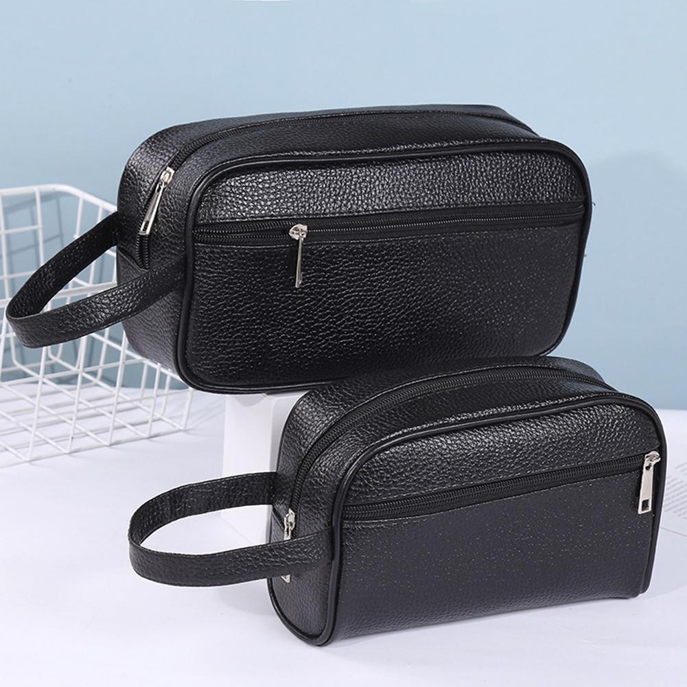 Travel Mens Toiletry Bag PU Le - Makeup Beauty Necessaire avis et prix