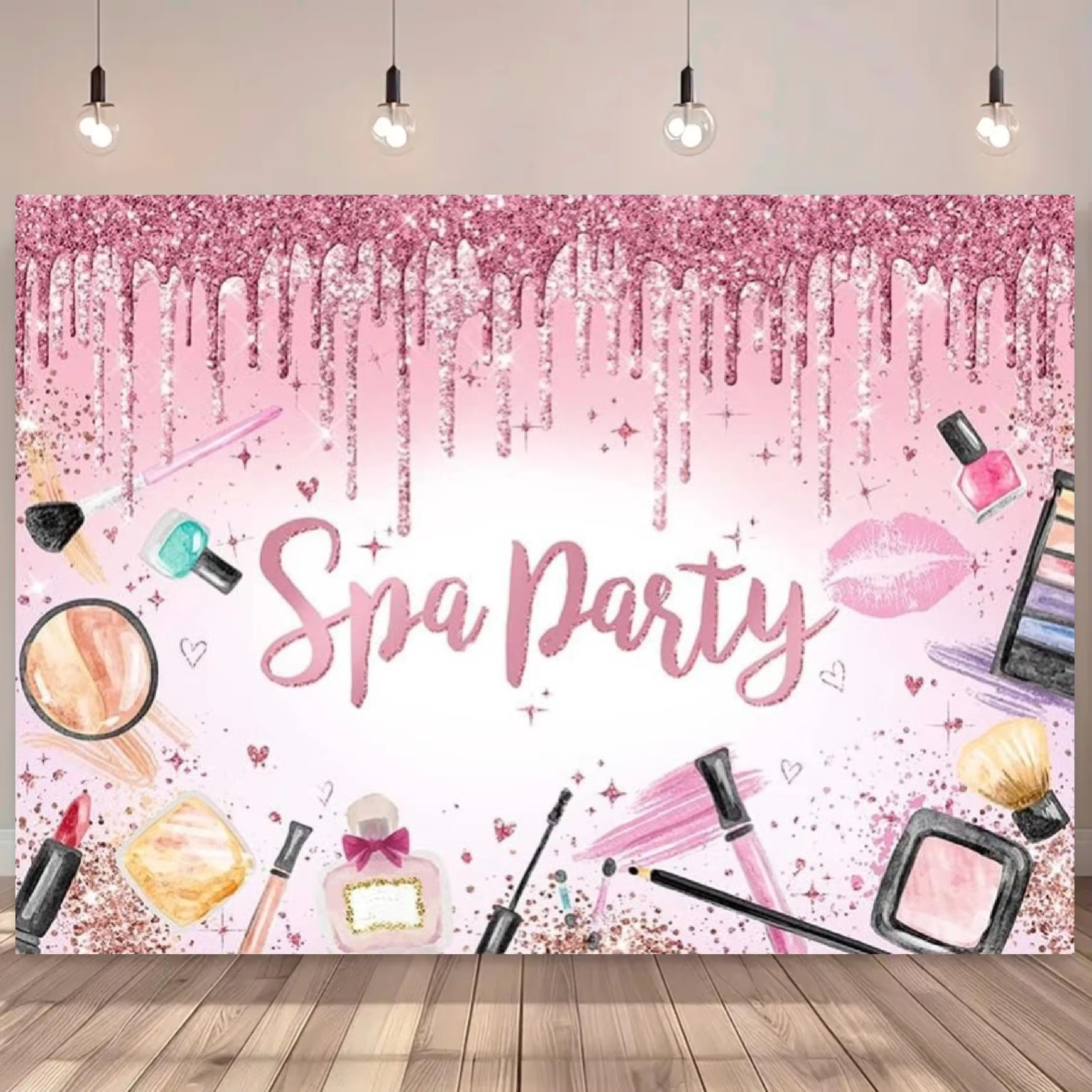 Birthday Party Banner Backgrou - Beauty Makeup Girl Photo avis et prix