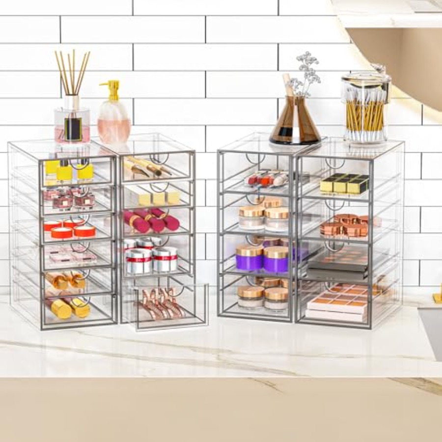 Acrylic Makeup Organizer with, - Beauty Makeup Palette avis et prix
