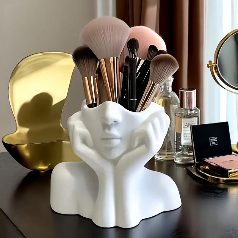 Face Shape Makeup Brush Holder - Makeup Beauty Ro avis et prix
