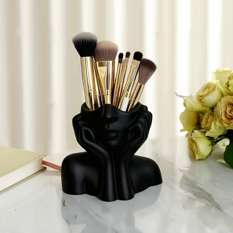 Face Shape Makeup Brush Holder - Makeup Beauty Ro avis et prix
