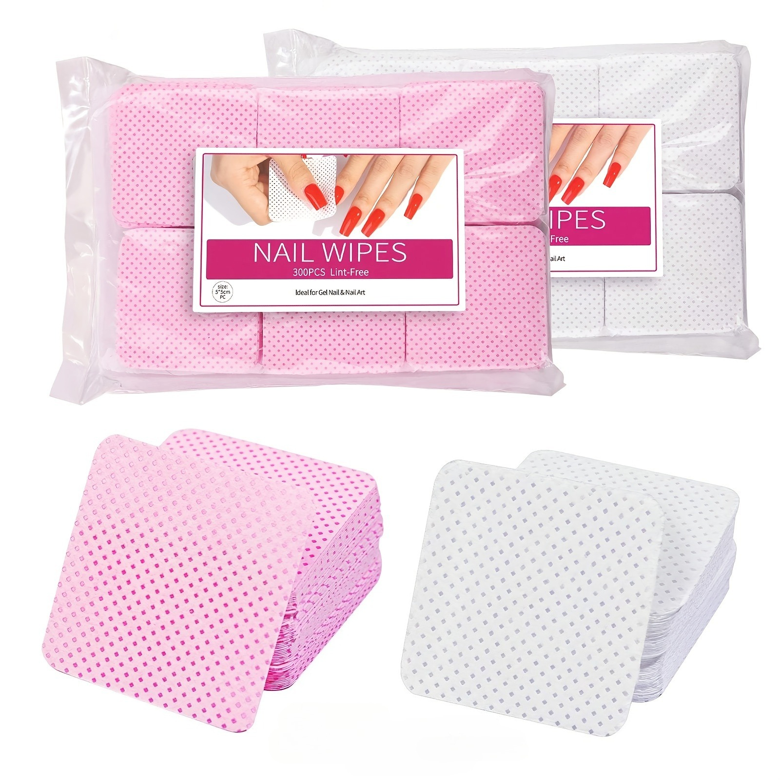 600pcs/2bag Hairless Nail Poli - Beauty Makeup Wholesale avis et prix