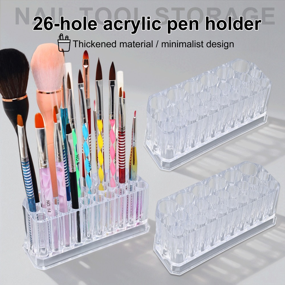 26 Holes Acrylic Nail Brushes  - Beauty Home Makeup avis et prix
