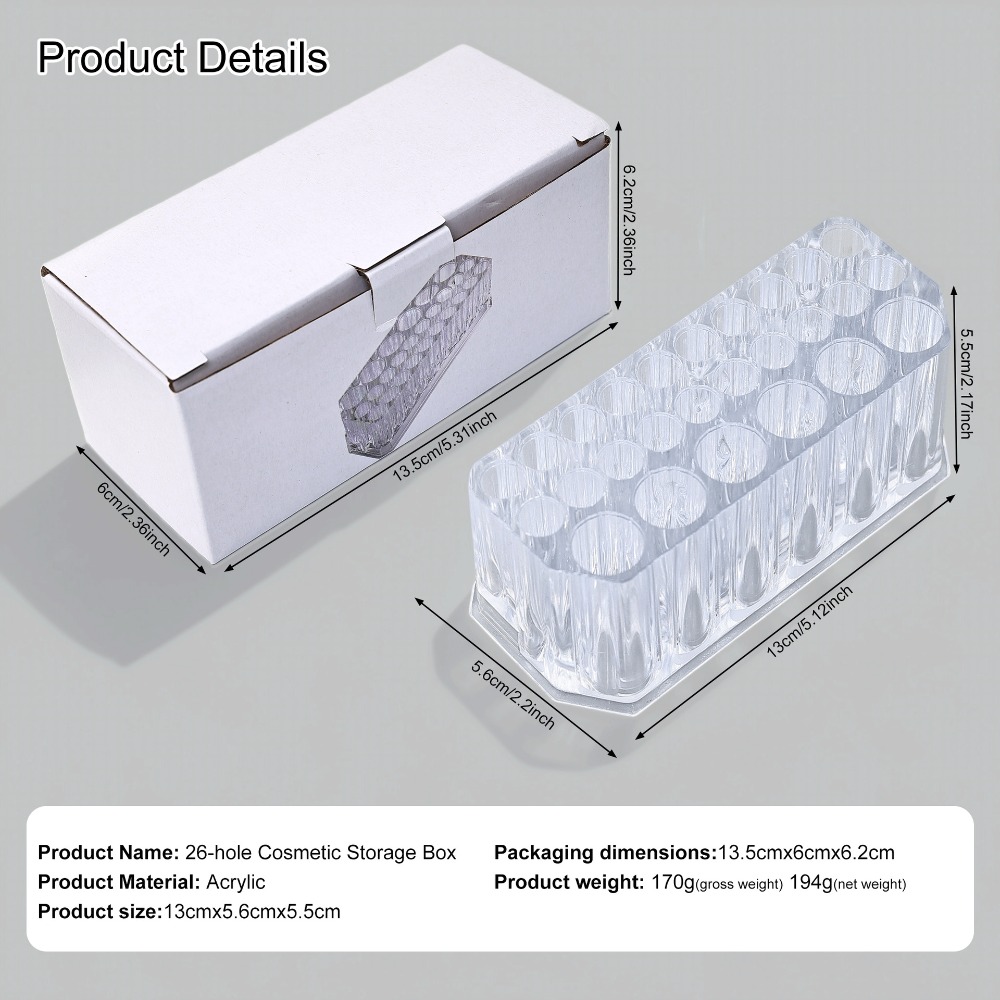 26 Holes Acrylic Nail Brushes  - Beauty Home Makeup avis et prix