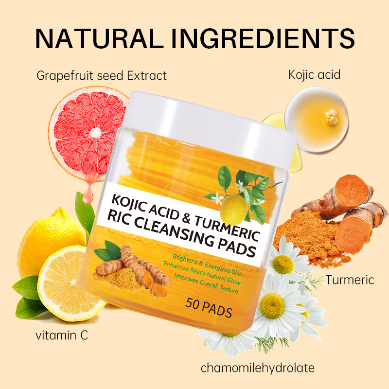 50pcs Turmeric Cleansing Pads  - Beauty Makeup Events avis et prix