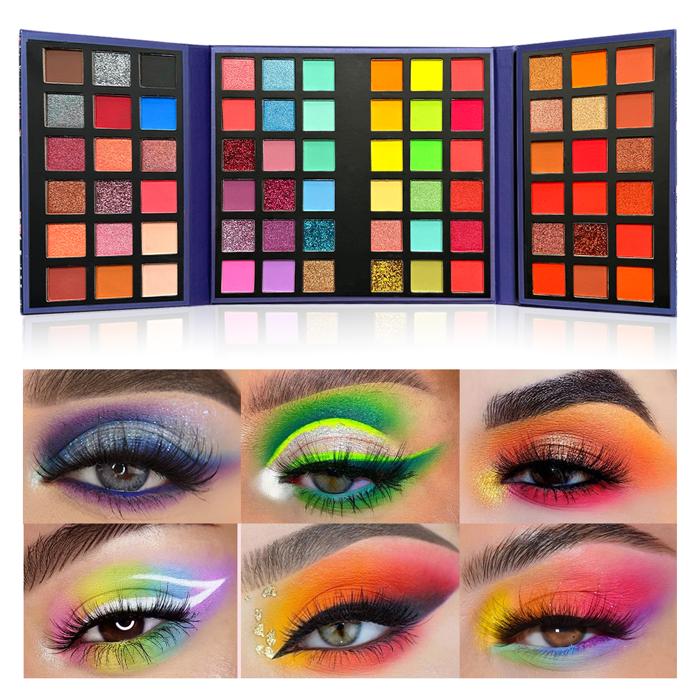 72 Colors Glitter Eyeshadow Pa - Beauty Makeup Palette avis et prix