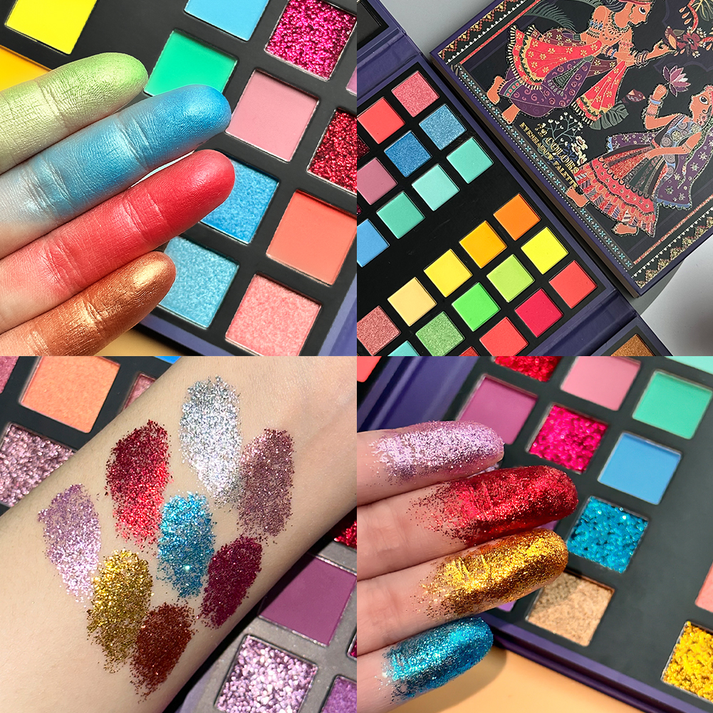 72 Colors Glitter Eyeshadow Pa - Beauty Makeup Palette avis et prix