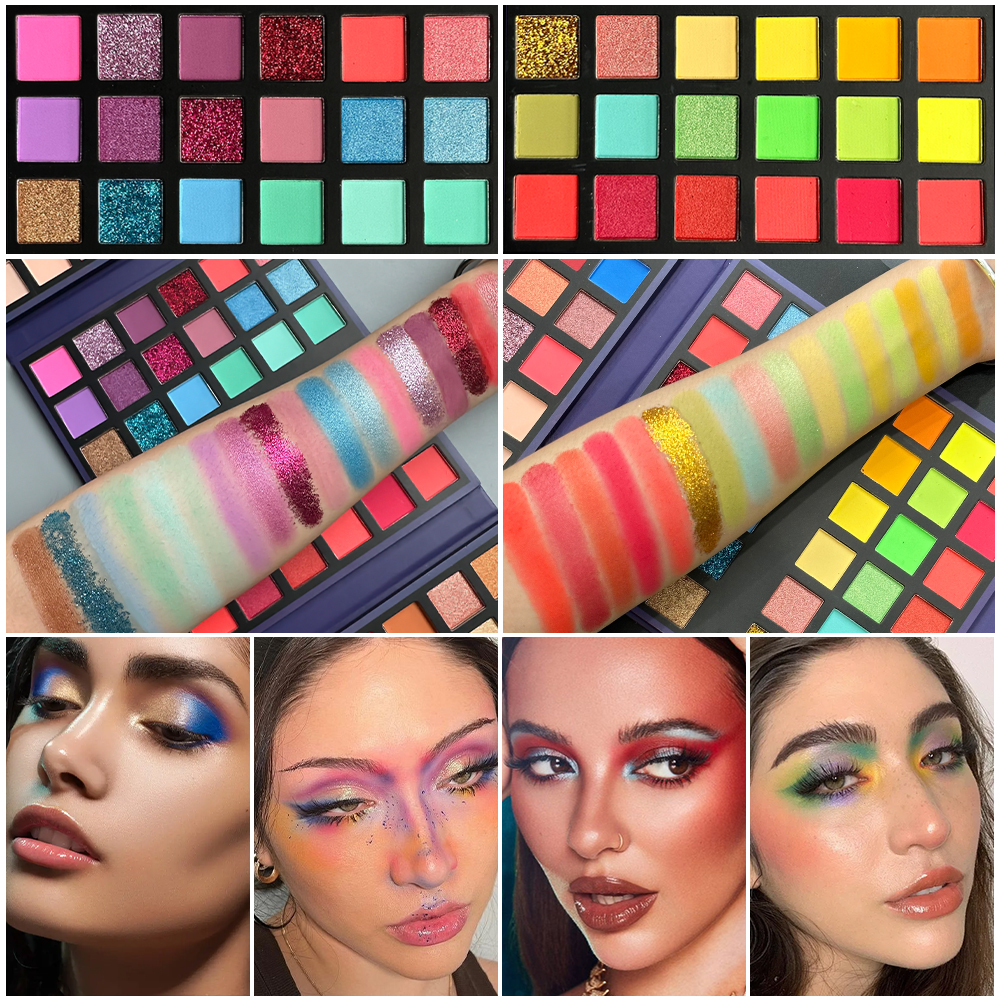 72 Colors Glitter Eyeshadow Pa - Beauty Makeup Palette avis et prix