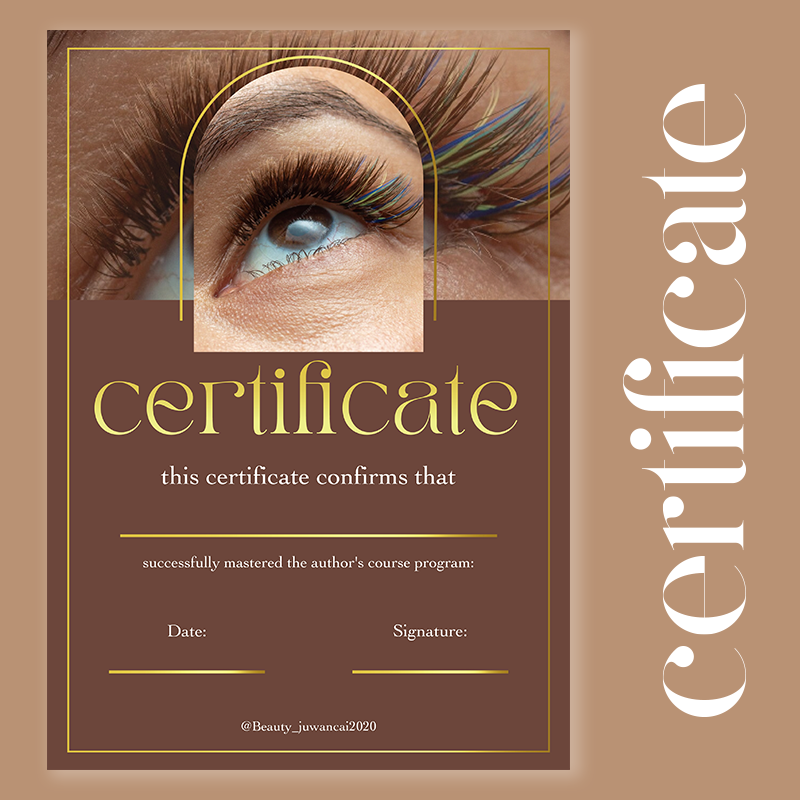Custom Training Certificates H - Beauty Makeup Certificate avis et prix